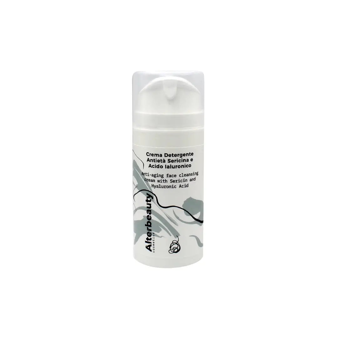 Crema Detergente Anti-età Sericina e Acido Ialuronico