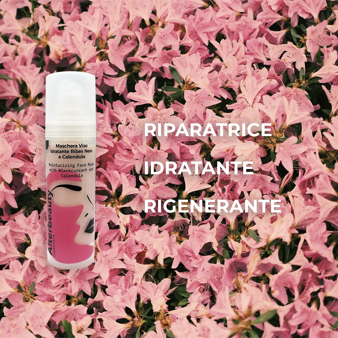 Maschera viso Idratante Ribes Nero e Calendula