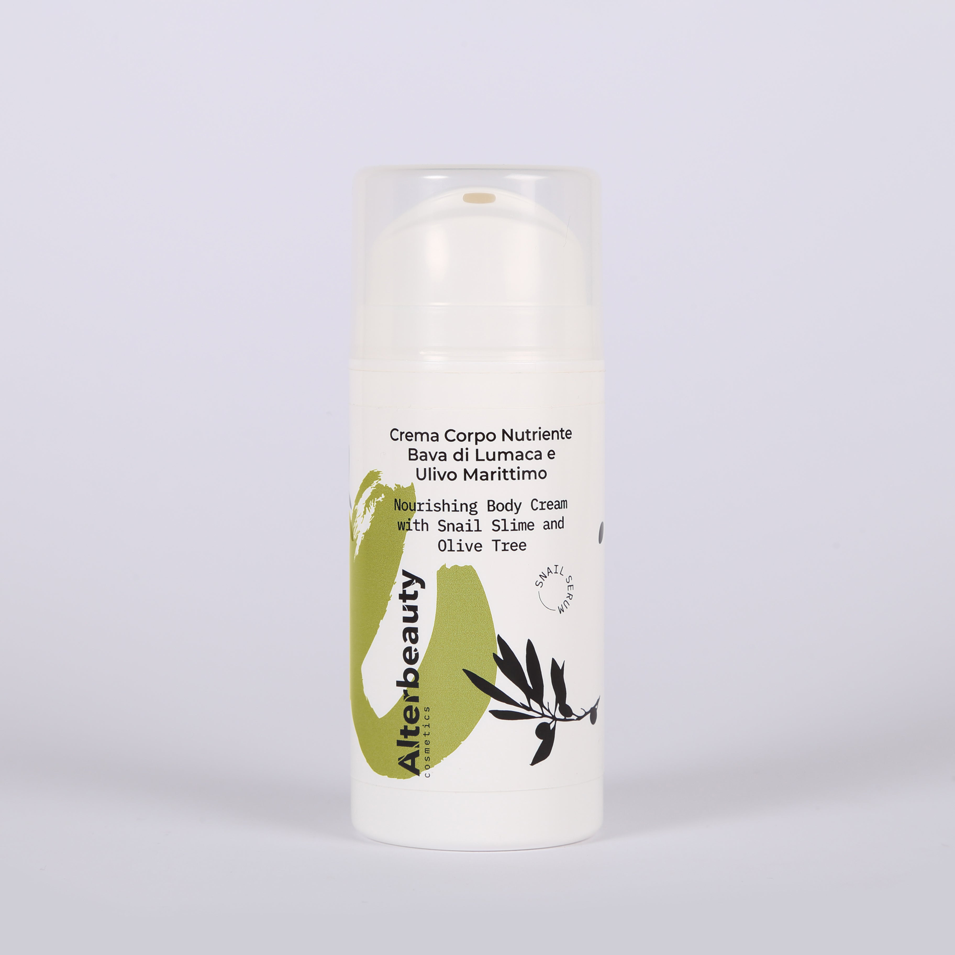 Crema Corpo Nutriente Bava di Lumaca e Ulivo Marittimo