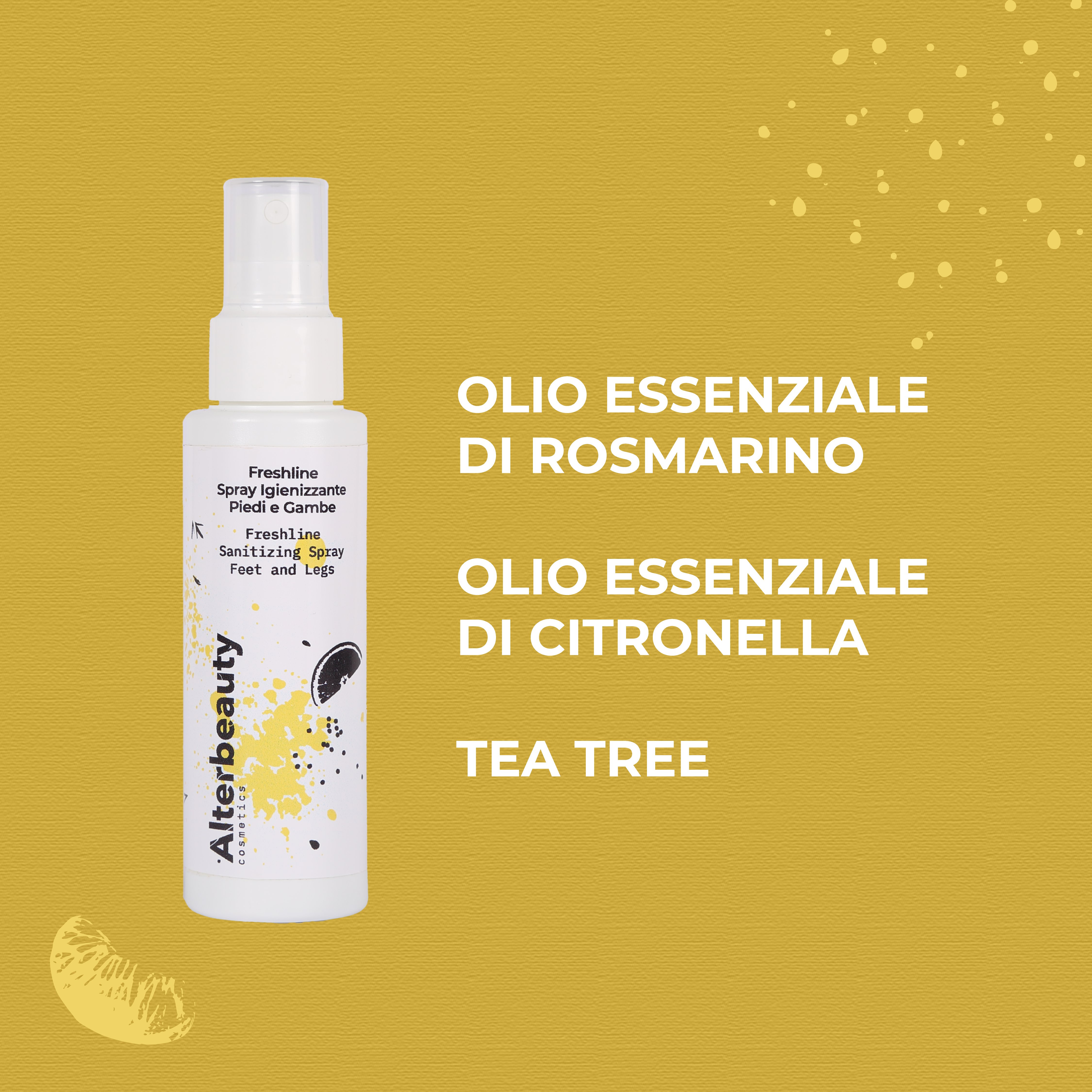 Freshline Spray Igienizzante Piedi e Gambe