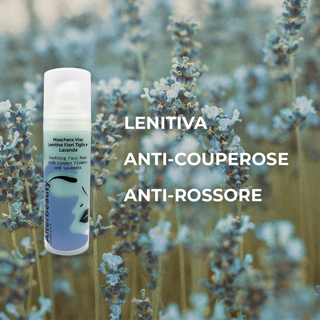 Maschera viso Lenitiva Fiori Tiglio e Lavanda