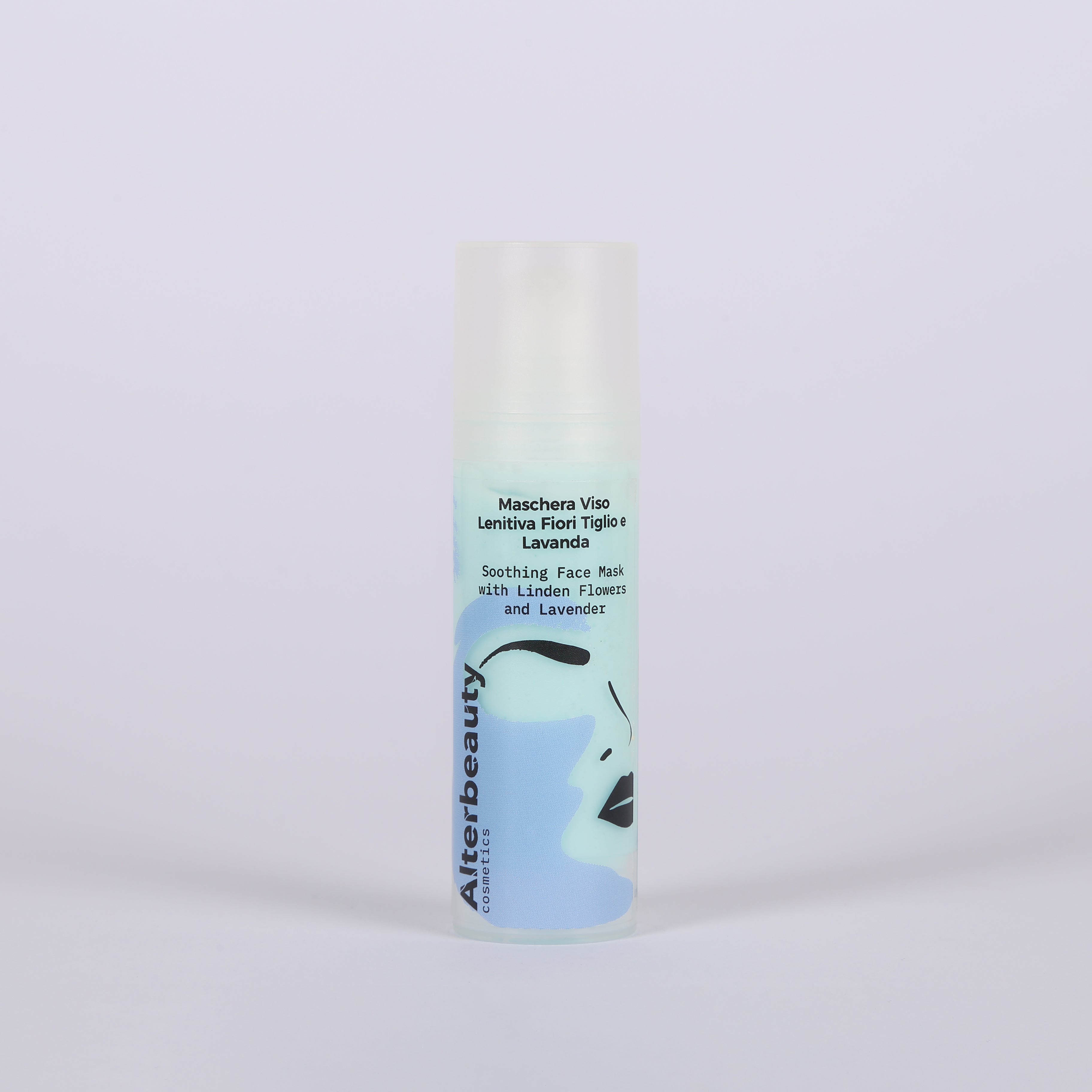 Maschera viso Lenitiva Fiori Tiglio e Lavanda