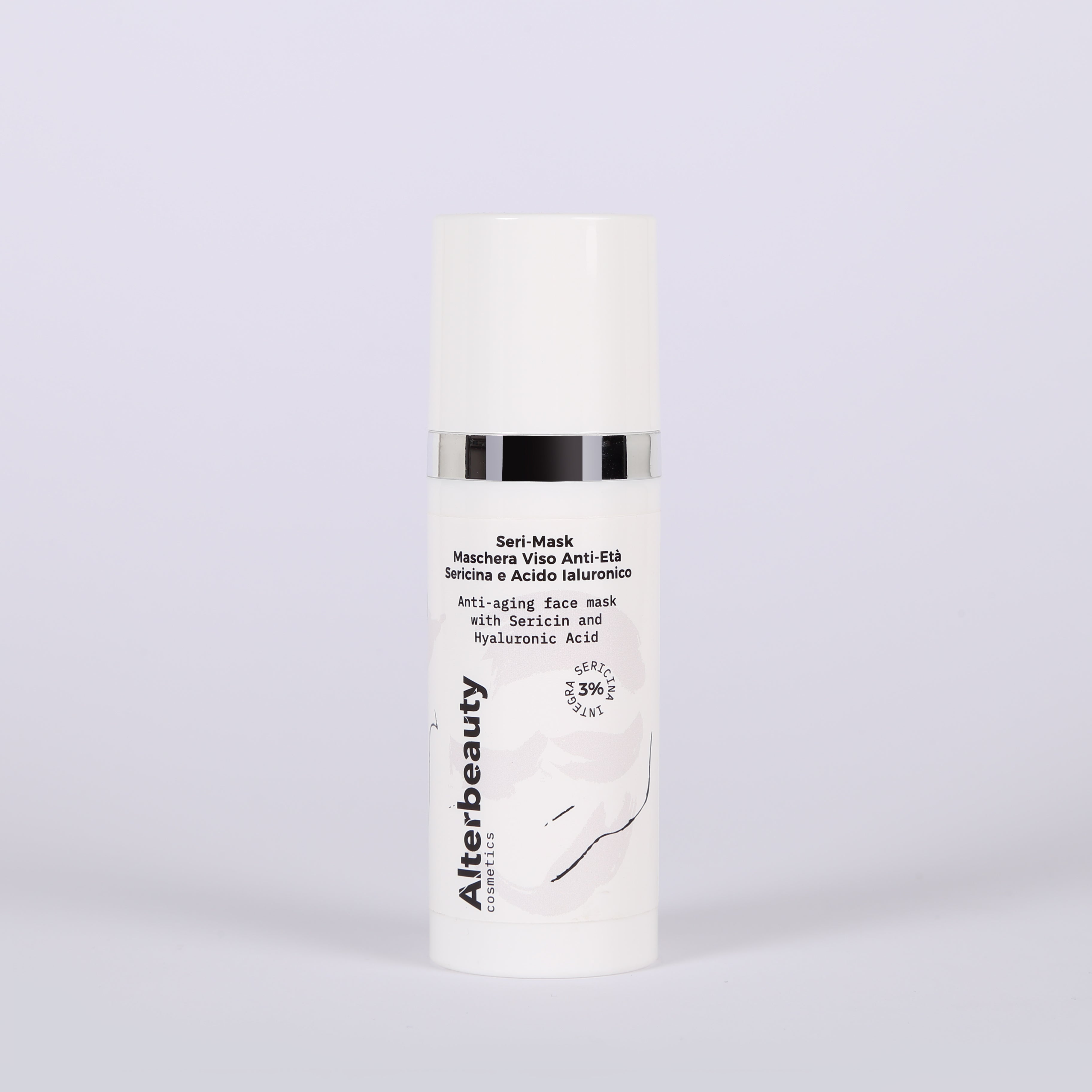 Seri-Mask Maschera viso Anti-età Sericina 3% e Acido Ialuronico